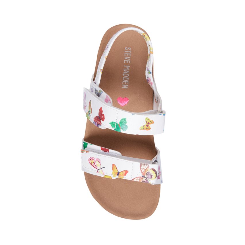 Sandalias de Plataforma Steve Madden Adouble Niños Blancas Multicolor | ES SA2190